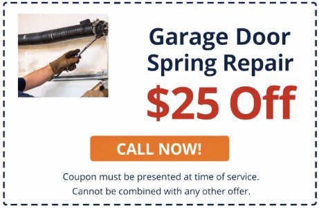 Coupon - Garage Door Spring Repair $25 Off